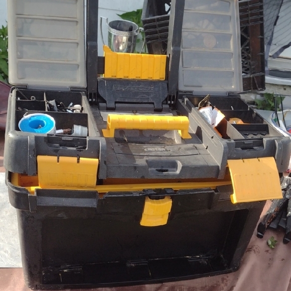 Black and Yellow Tool Box - Picture 1 of 8